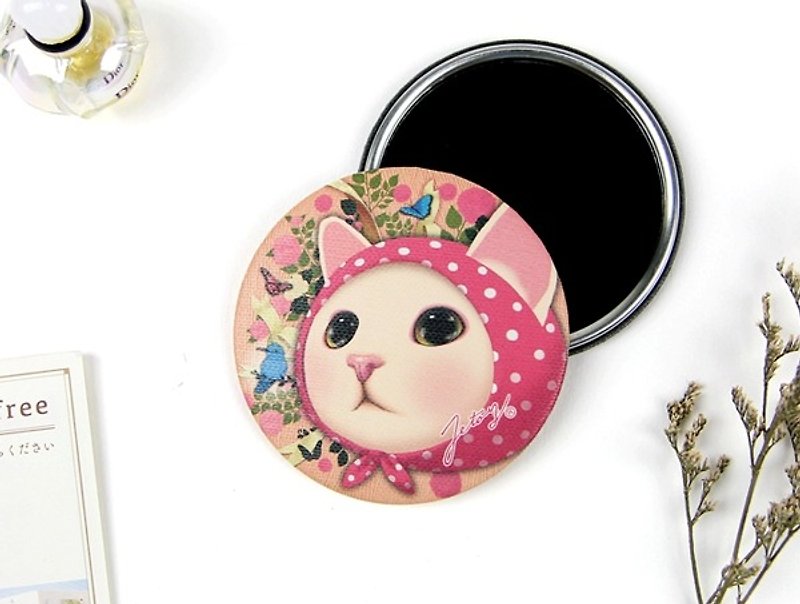 JETOY, 甜蜜猫 圆满 镜子_Pink hood  - 彩妆刷具/镜子/梳子 - 玻璃 