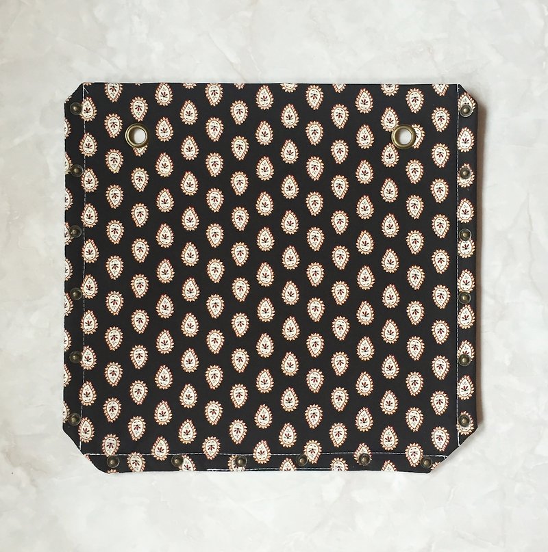 原创 大方形皮革+布包 替换布块 多款图案自由配搭随时替换 - 侧背包/斜挎包 - 棉．麻 多色