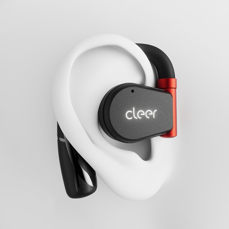 【Cleer】 ARC II 开放式真无线蓝牙耳机-运动版(曜石黑) - 耳机 - 塑料 
