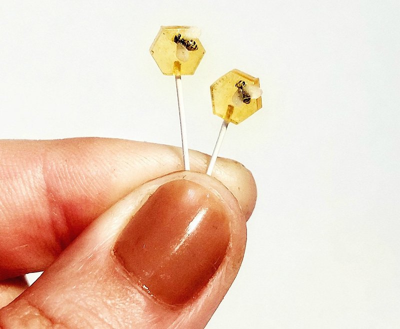 Dollhouse miniature 1:12 honey lollipops (1 piece) - 玩具/玩偶 - 粘土 