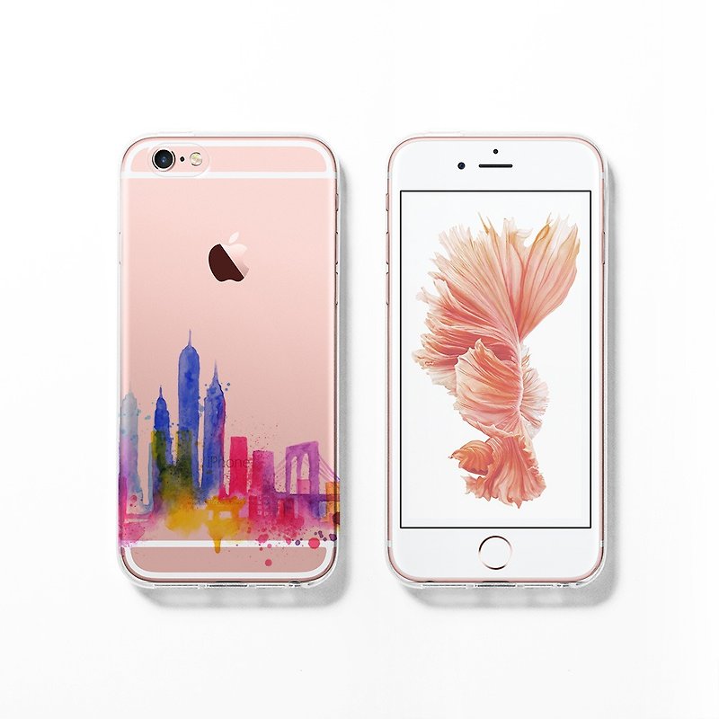 iPhone 7 手机壳, iPhone 7 Plus 透明手机套, Decouart 原创设计师品牌 C121-New York 2 - 手机壳/手机套 - 塑料 多色
