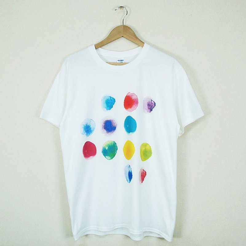 新创设计师-T恤：【印在心上】短袖T-shirt《中性/修身》(白) -850 Collections - 男装上衣/T 恤 - 棉．麻 多色