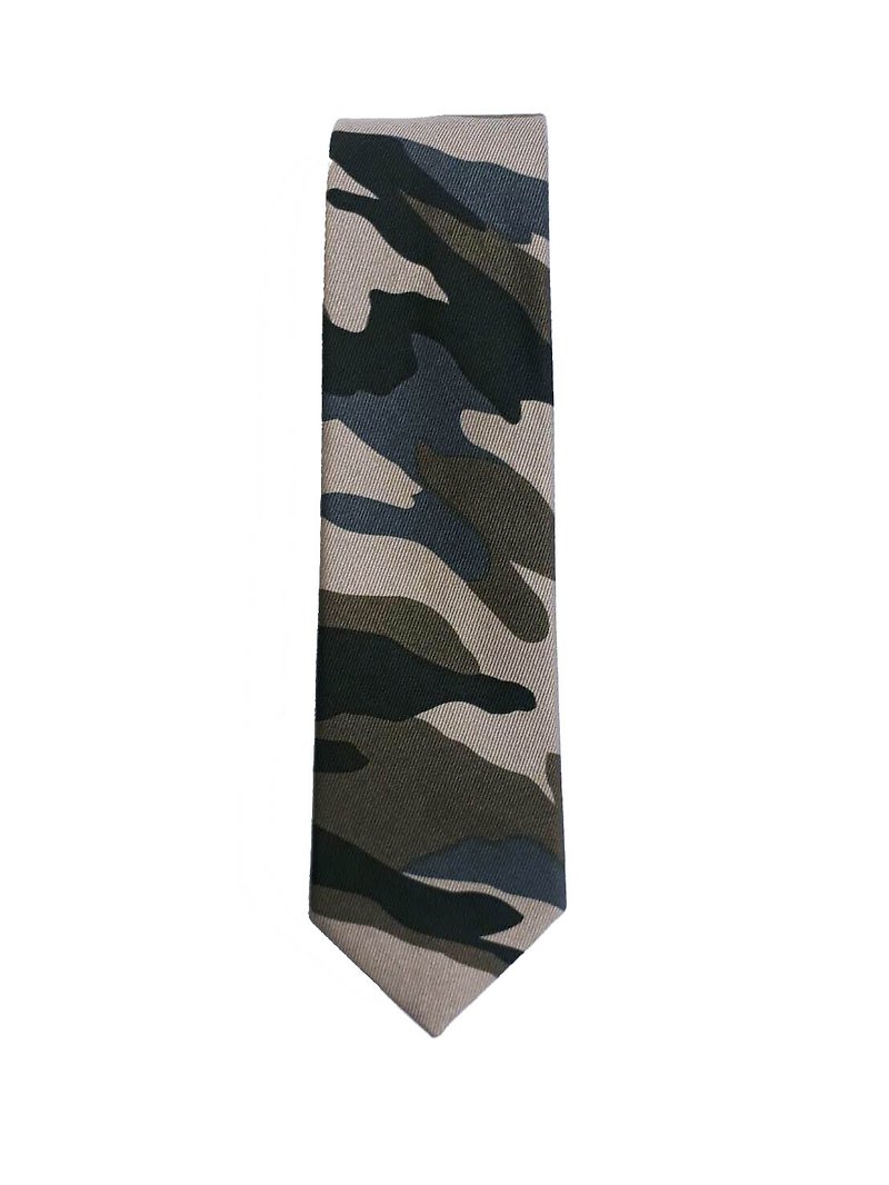 时尚迷彩 领带 Neckties - 领带/领带夹 - 棉．麻 多色