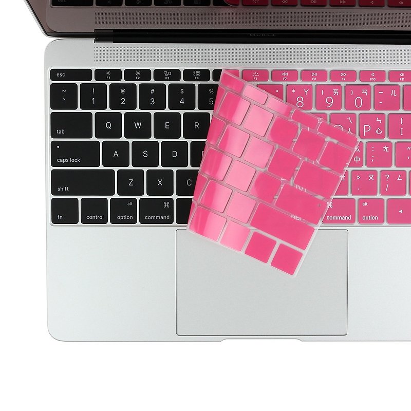BF MacBook Pro 13 键盘膜 (无TouchBar - 粉底白字8809402592487 - 平板/电脑保护壳 - 硅胶 粉红色
