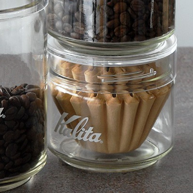 玻璃 咖啡壶/周边 透明 - 【日本】Kalita 玻璃 密封罐 / 储豆罐 150g