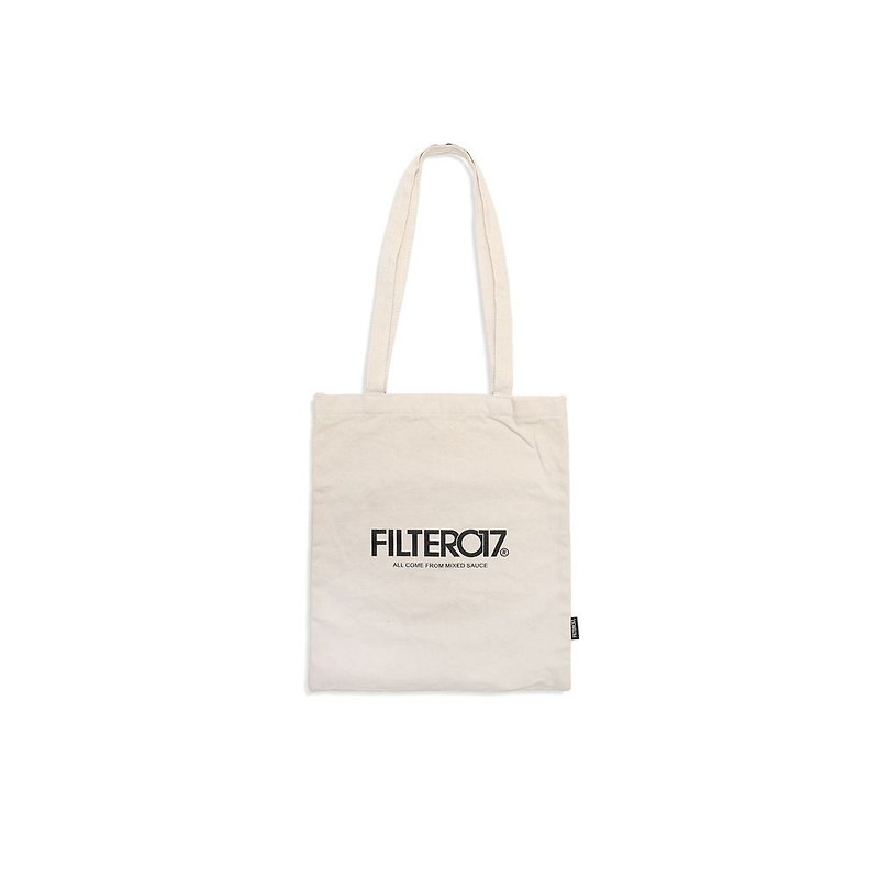 Filter017 Logo Tote Bag / Logo 棉帆布托特包 - 侧背包/斜挎包 - 棉．麻 