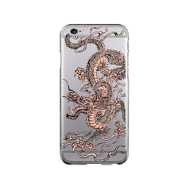 Clear iPhone case Samsung Galaxy case dragon 804 - 手机壳/手机套 - 塑料 透明