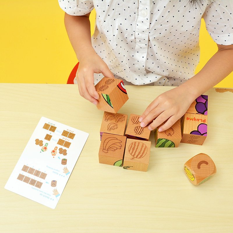 水果拼盘~木制儿童积木拼图 - 玩具/玩偶 - 木头 
