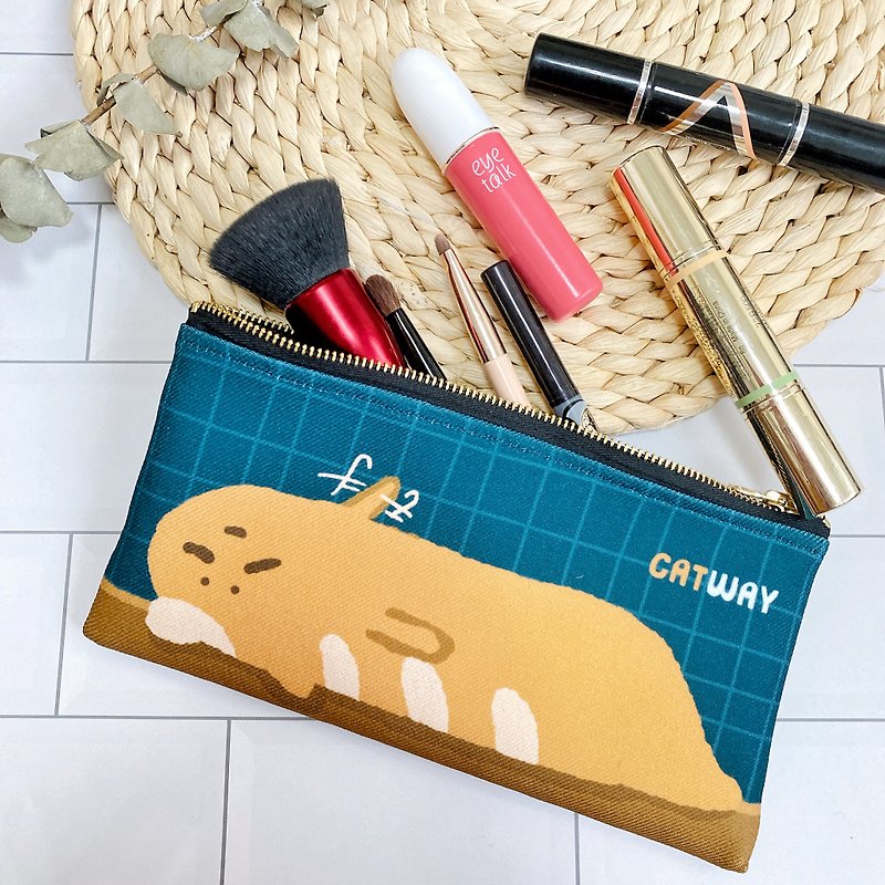 笔袋 / 小化妆包  - 法棍猫潜艇堡 | Littdlework - 化妆包/杂物包 - 棉．麻 多色