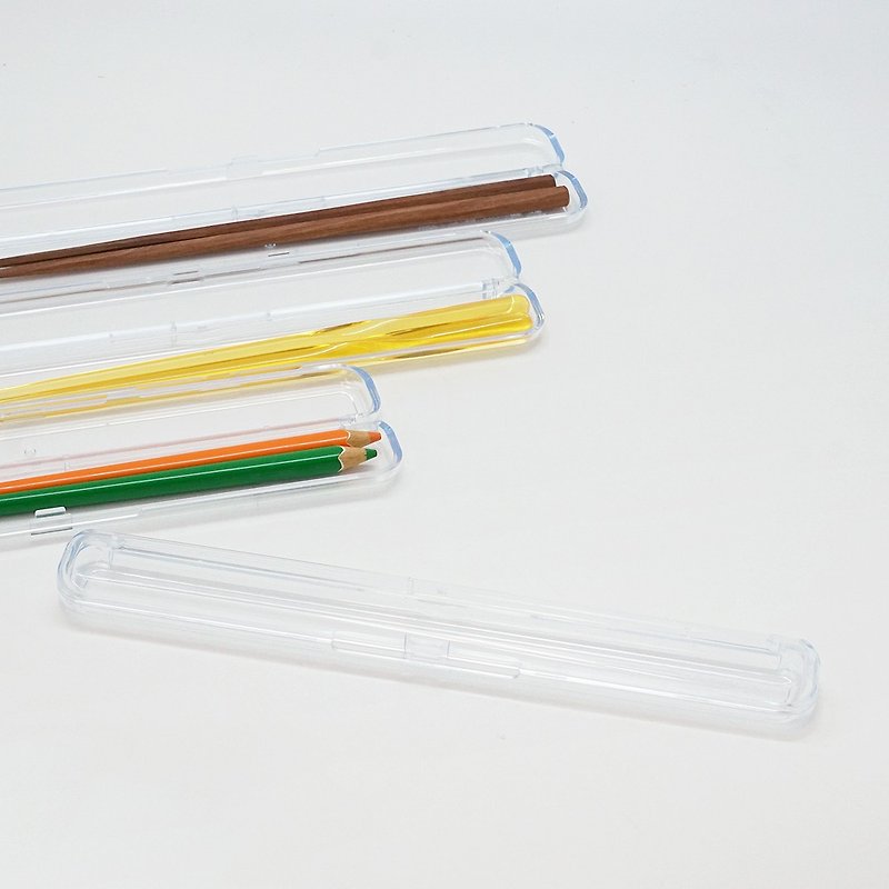 Transparent Clear Chopsticks L-size 24cm Cutlery Bentobox Gift  Made In Japan - 筷子/筷架 - 塑料 透明