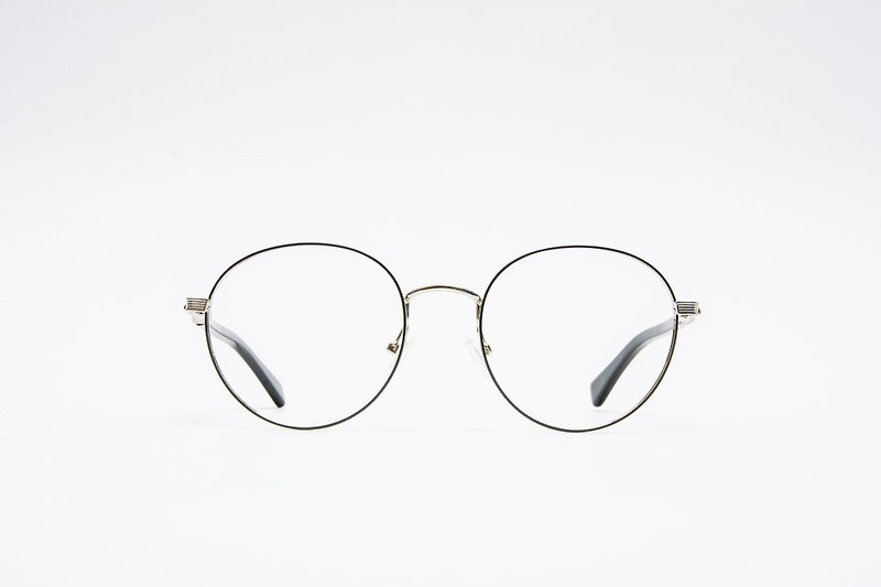 手工眼镜-大圆框眼镜/不锈钢-【原创设计】 - 眼镜/眼镜框 - 不锈钢 银色