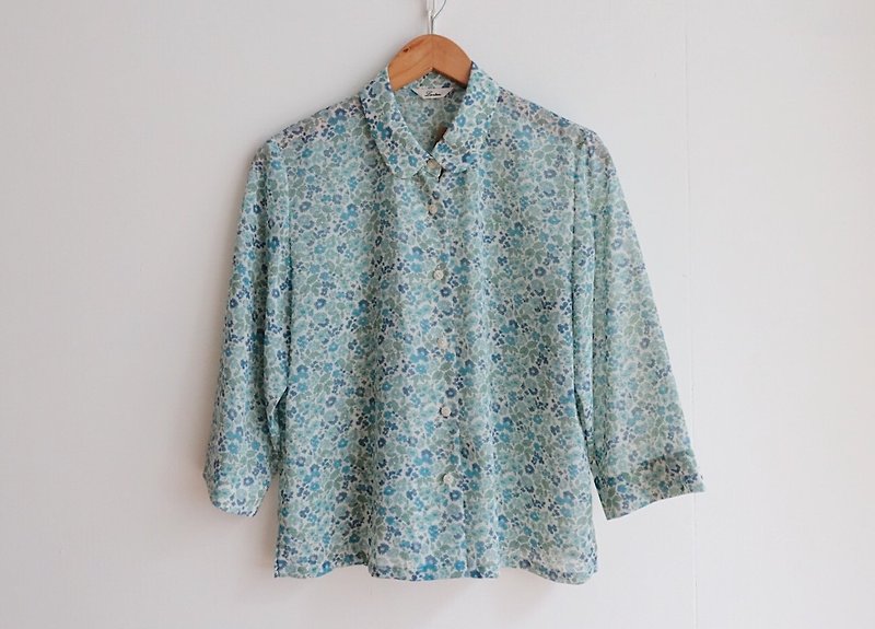 Vintage / 衬衫 / 长袖 no.9 - 女装衬衫 - 聚酯纤维 多色