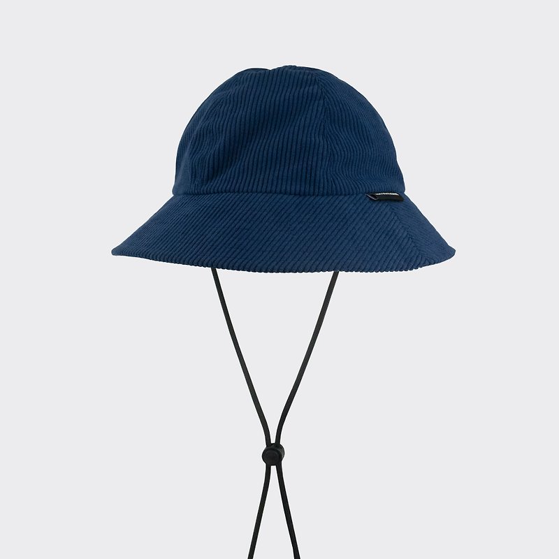 CORDUROY BUCKET HAT - BLUE - 帽子 - 聚酯纤维 蓝色