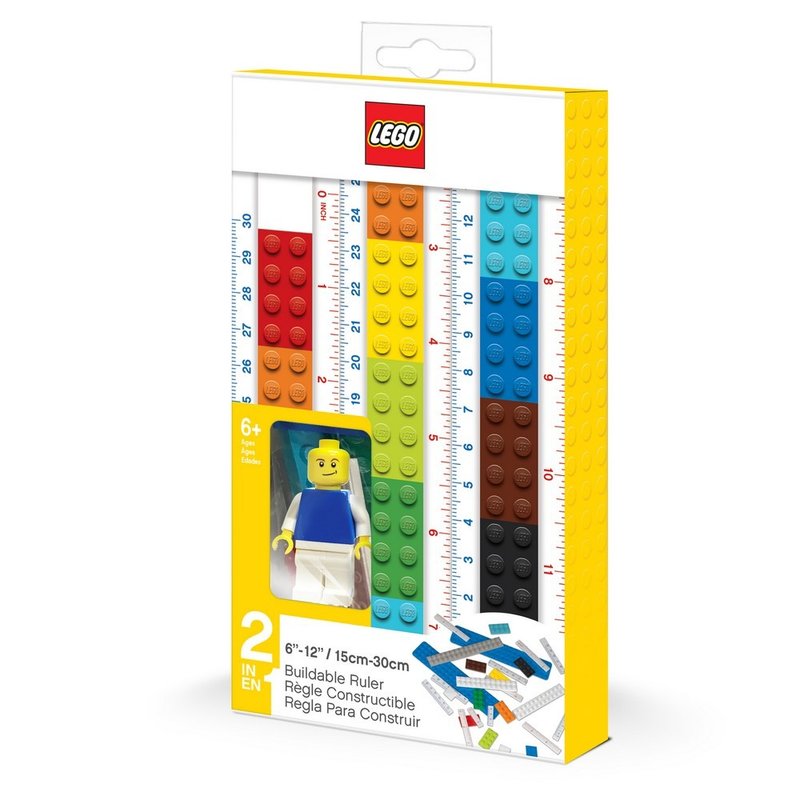 LEGO 乐高创意组装文具尺(15-30厘米)(附人偶) - 其他 - 其他材质 