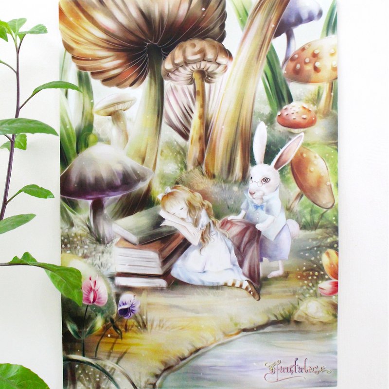 Alice Hobbey Alice in Wonderland 爱丽丝梦游仙境 海报 Poster - 墙贴/壁贴 - 纸 多色
