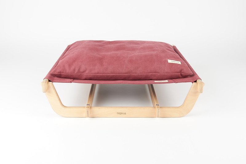 S-安居系列冬季床垫-珊瑚红 (无床架) - 床垫/笼子 - 棉．麻 