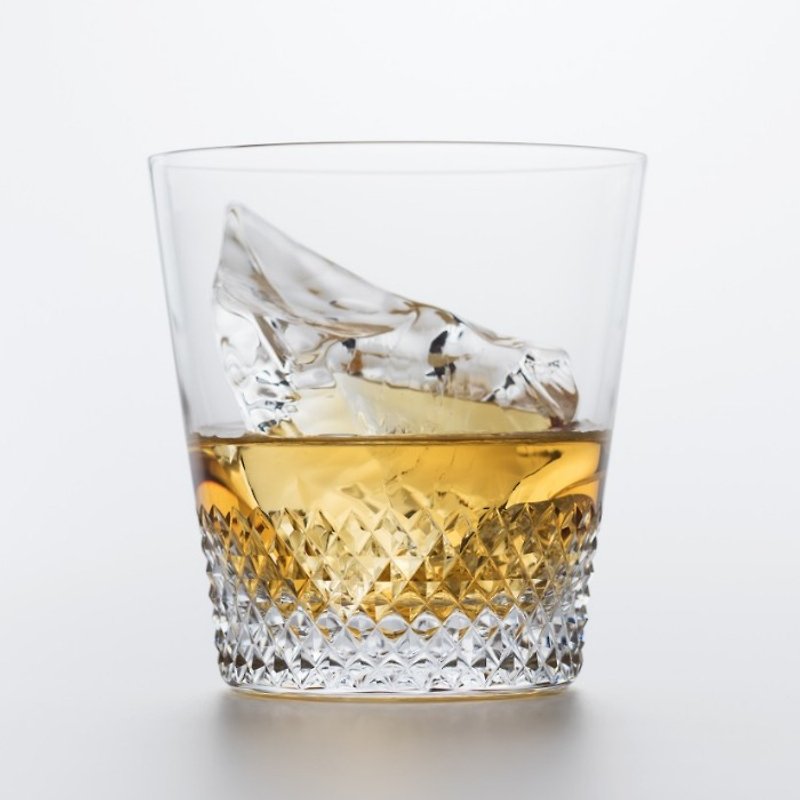 270cc【日本松徳硝子】松徳ROCK #04 小格 威士忌杯Rock Glass无铅水晶玻璃 酒器 (日本桐箱包装) - 订制画像 - 玻璃 透明