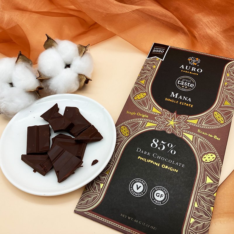 AURO 单一庄园典藏 85% 黑巧克力- Mana庄园 - 巧克力 - 其他材质 