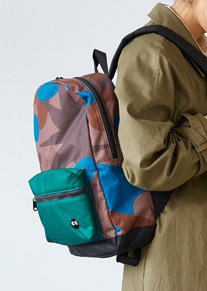 香港设计 简约防泼水原创设计 艺术 双肩包 – Camo - 后背包/双肩包 - 纸 多色
