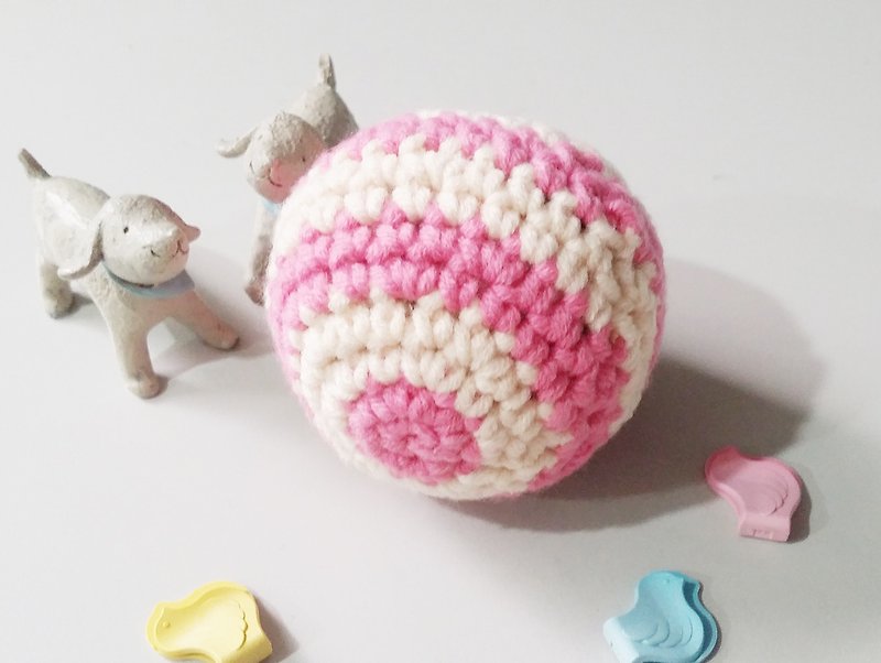 毛线编织球－大 - 玩具 - 其他材质 粉红色