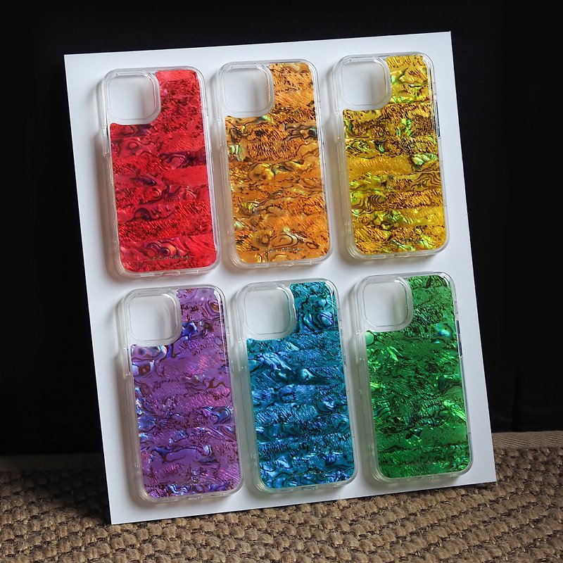 定制鲍鱼贝iPhone手机壳 *天然贝壳 *独特自然礼物 *选择你的颜色 - 手机壳/手机套 - 贝壳 多色