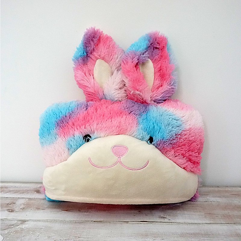 CANDY BEAR 泡泡糖兔披风式&收纳式毛毯 - 被子/毛毯 - 聚酯纤维 多色