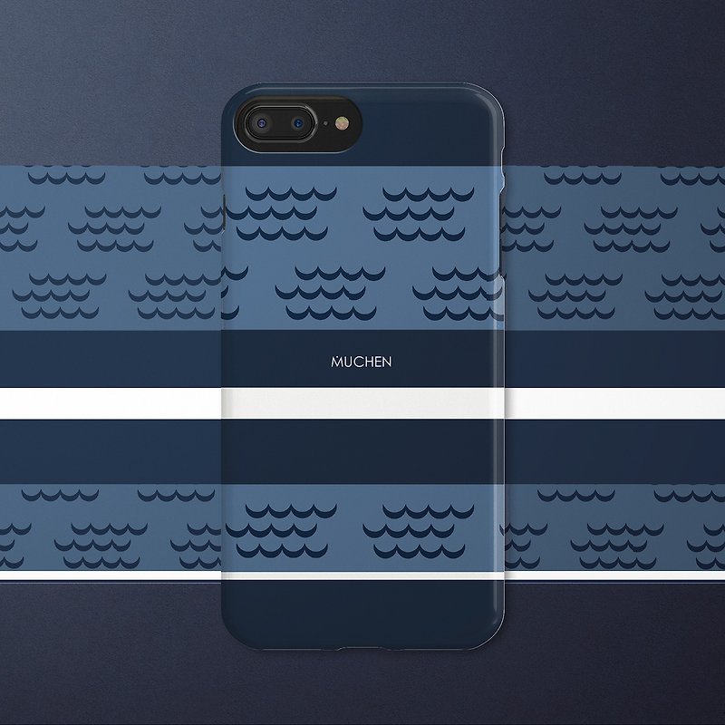 绅士蓝 (iPhone.Samsung三星, HTC, Sony.华硕手机壳保护套)  - 手机壳/手机套 - 塑料 蓝色