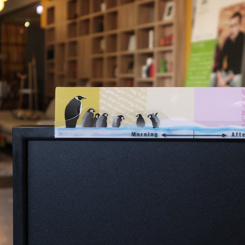 绝版出清 欧士OSHI 夹心备忘板-企鹅家族 屏幕留言 桌面整理 - 其他 - 塑料 多色
