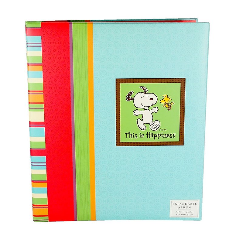 Snoopy快乐回忆水蓝色-可加页自黏式【Hallmark-无酸相本/相册】 - 相簿/相册 - 纸 多色