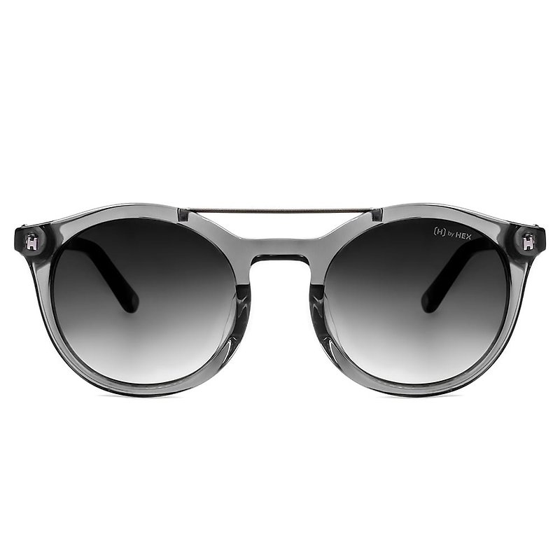 墨镜 | 太阳眼镜 | 透明灰色复古框 | 台湾制 | 胶框眼镜 - 眼镜/眼镜框 - 其他材质 灰色