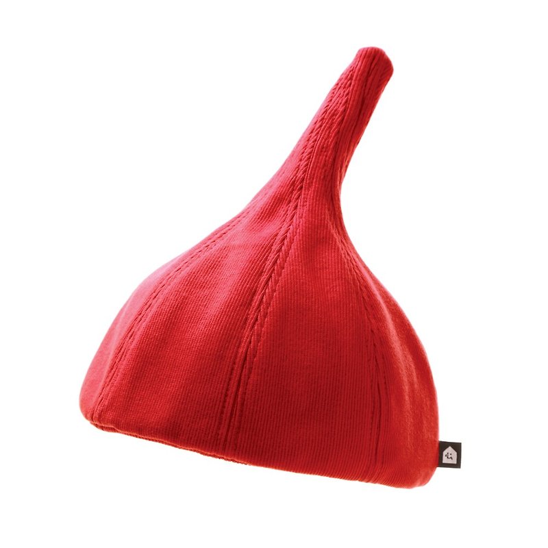 小精灵帽 ( 大人款 ) / 大红色 - 帽子 - 棉．麻 红色
