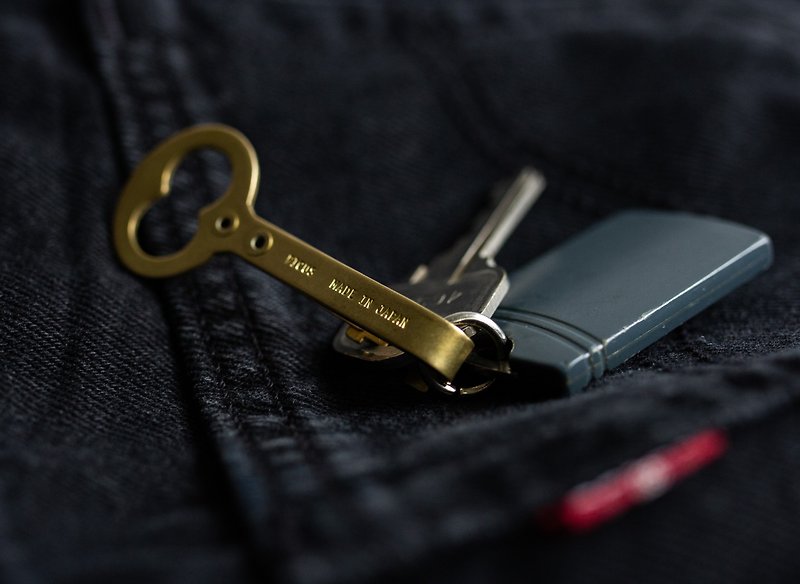 日本PICUS 黄铜钥匙 钥匙圈 - 钥匙链/钥匙包 - 铜/黄铜 金色