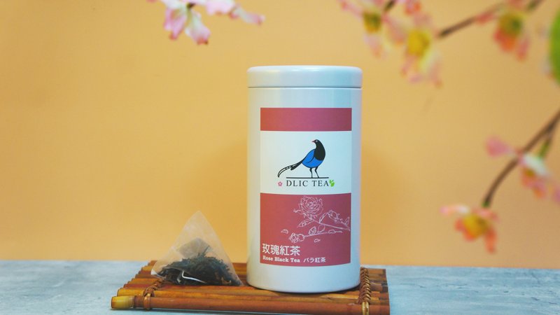 大罐装 清幽浓郁 玫瑰红茶-原叶立体茶包 茶包30入 - 茶 - 新鲜食材 红色