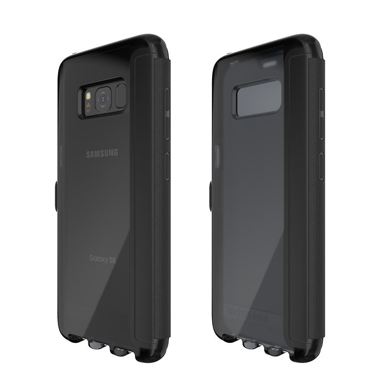 Tech21 英国超冲击 Evo Wallet Samsung S8 防撞软质保护皮套 - 黑（5055517375726） - 其他 - 其他材质 黑色