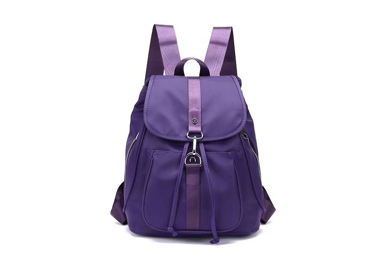 新款时尚/简约/休闲/后背包笔电包/  电脑旅行包  #1038 - 后背包/双肩包 - 防水材质 紫色
