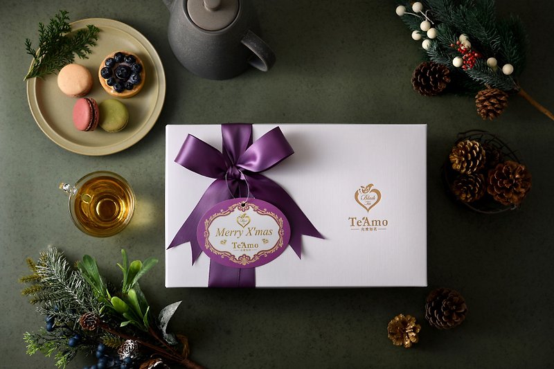 Te'Amo 圣诞茶叶礼盒(无茶叶) & 提袋 - 包装材料 - 纸 紫色