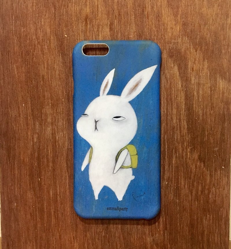 emmaAparty插画手机壳:不想上班的兔子 - 手机壳/手机套 - 塑料 
