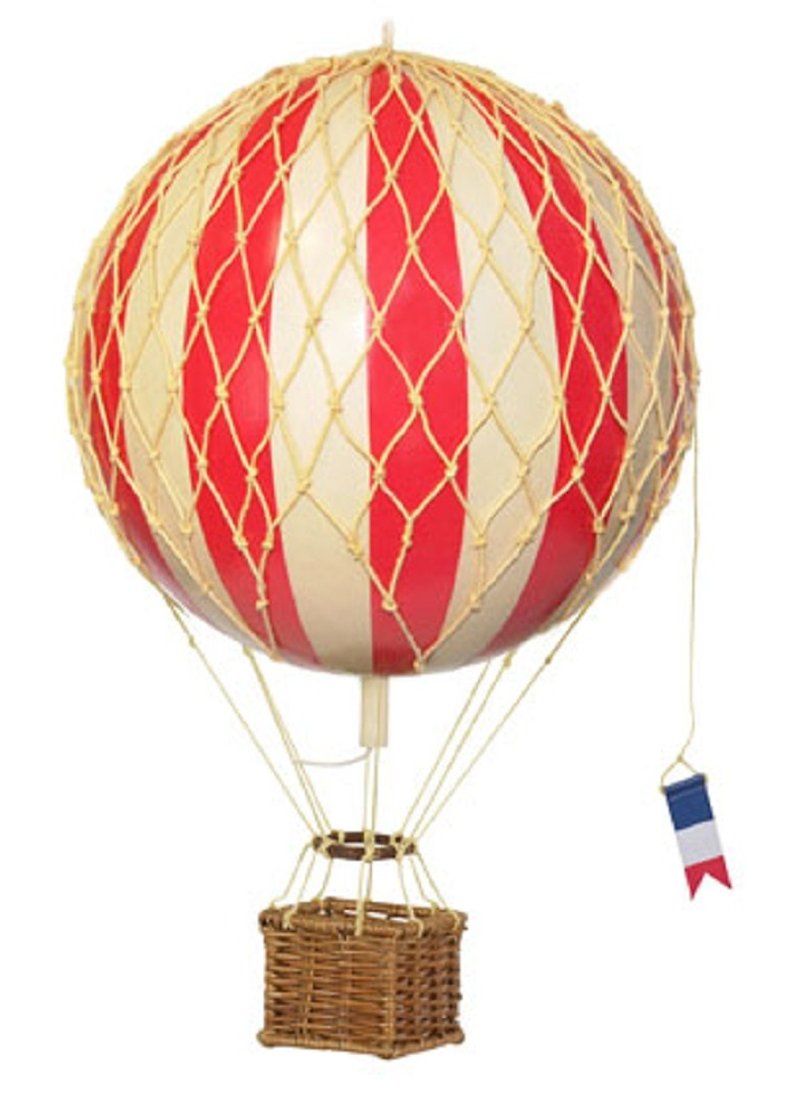 Authentic Models 热气球挂饰(小探险/红) - 摆饰 - 其他材质 红色