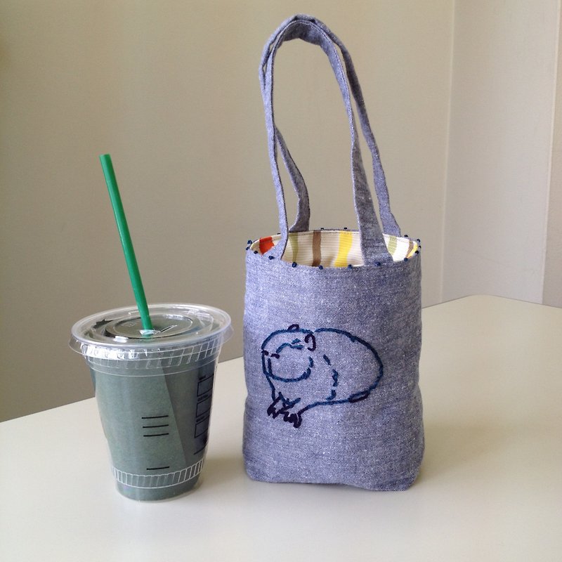 Cafe bag capybara mini tote