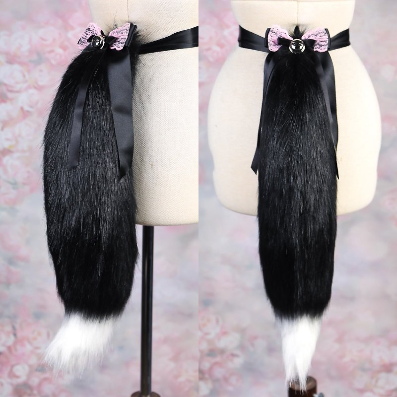 Black Fox Tail - 腰带/皮带 - 其他材质 黑色