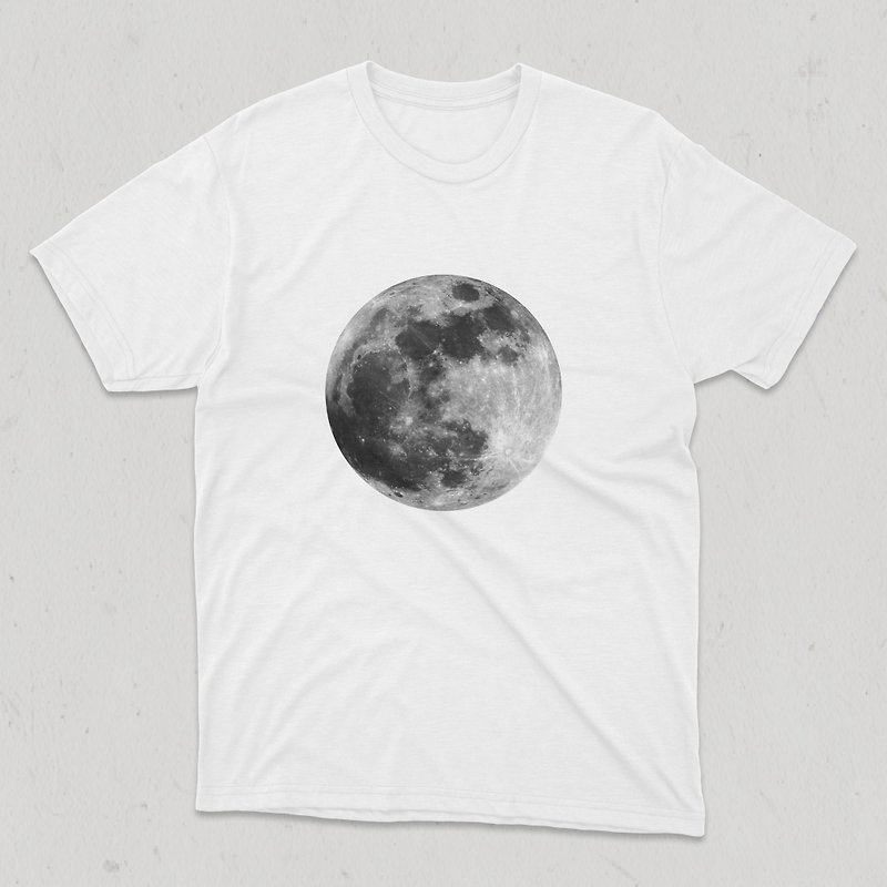 Secret Lunar 神秘月球 精梳棉舒适短T - 女装 T 恤 - 棉．麻 白色