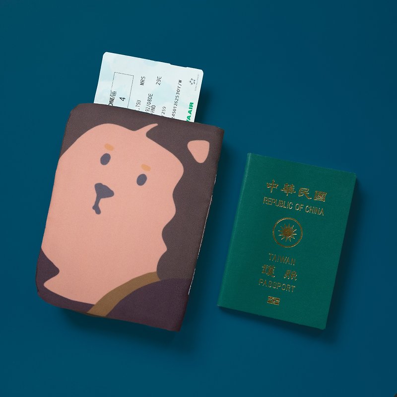 蒙娜丽莎的猫防泼水机能护照套 - 护照夹/护照套 - 其他材质 多色