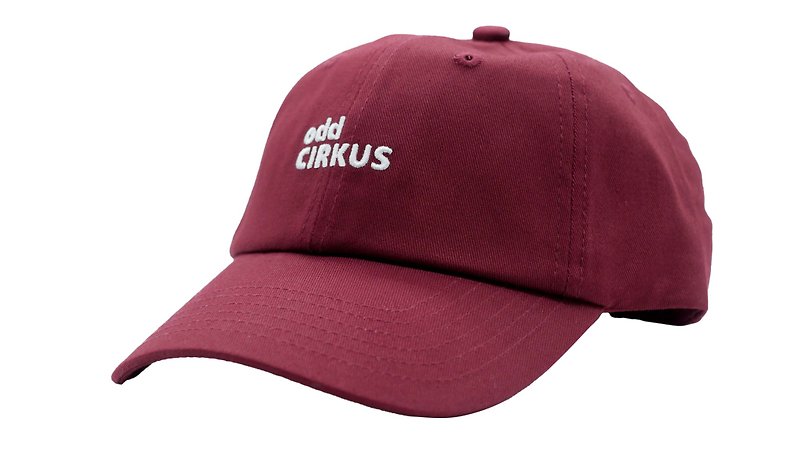 odd CIRKUS DADDY CAP-BURGUNDY - 帽子 - 尼龙 红色