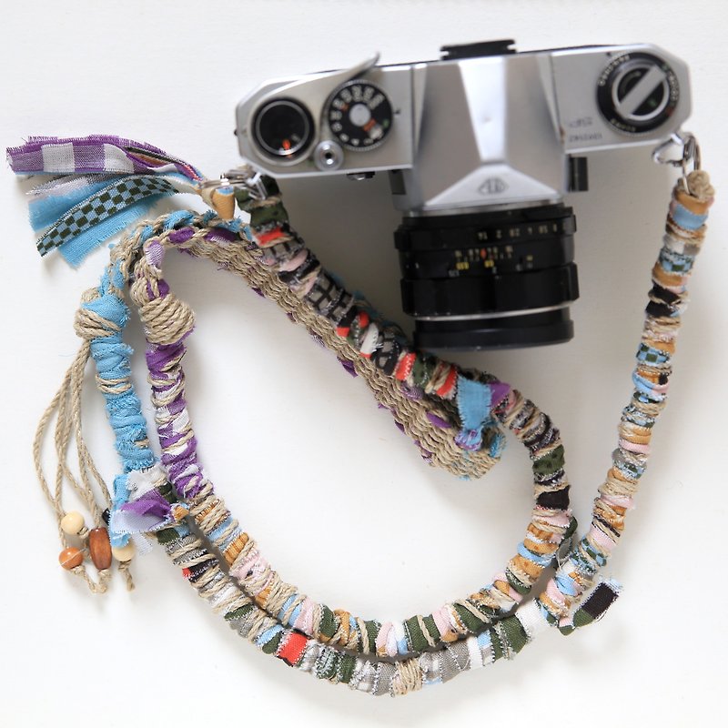 裂き布麻紐ヘンプカメラストラップ#8/ベルト - 相机背带/脚架 - 棉．麻 多色