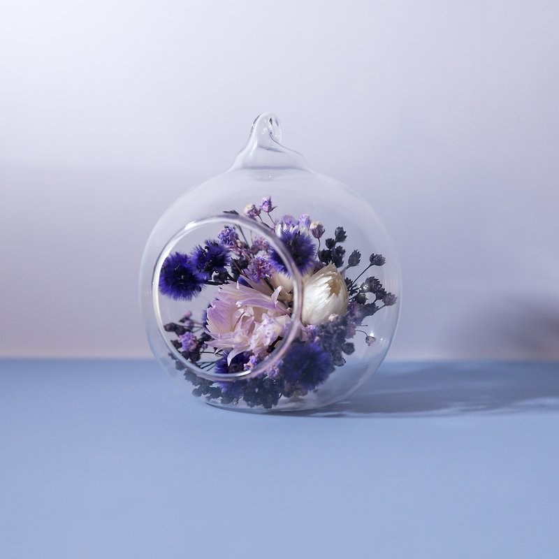小宇宙干燥花-紫色系 - 干燥花/捧花 - 玻璃 紫色