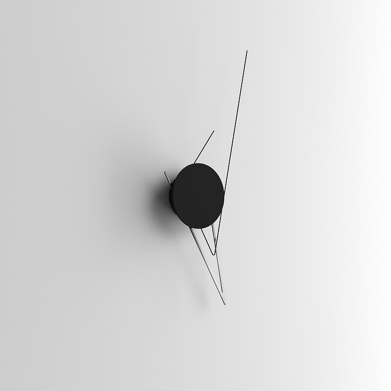 Silo Clock-剪影钟-银色 - 时钟/闹钟 - 其他金属 银色