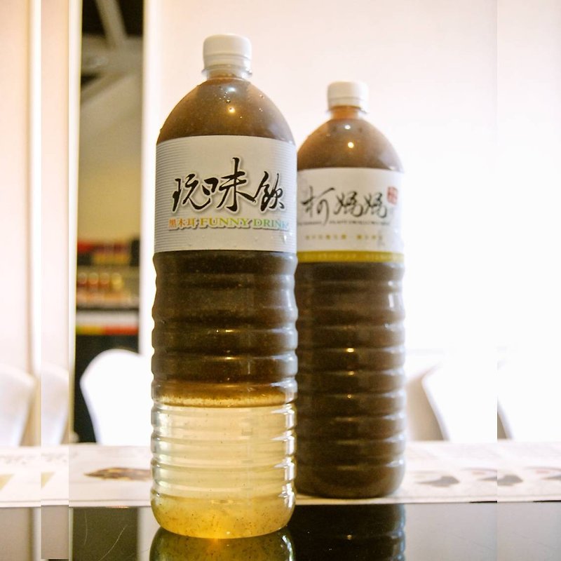 黑芦荟醋饮│大瓶大容量、创意手调饮 - 健康/养生 - 纸 绿色