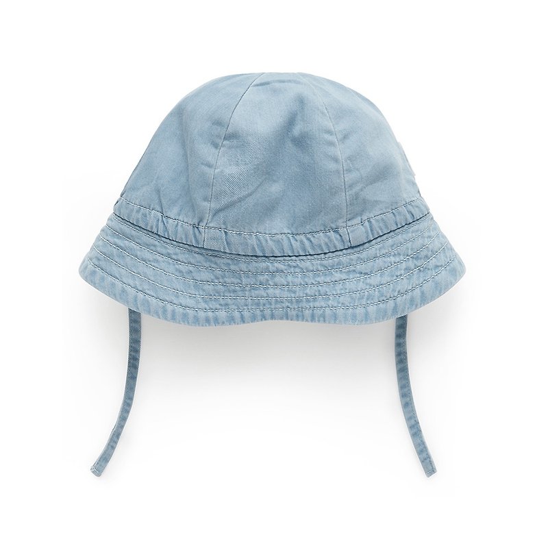 澳洲Purebaby有机棉婴儿帽/牛仔遮阳帽-12~24月 - 婴儿帽/发带 - 棉．麻 