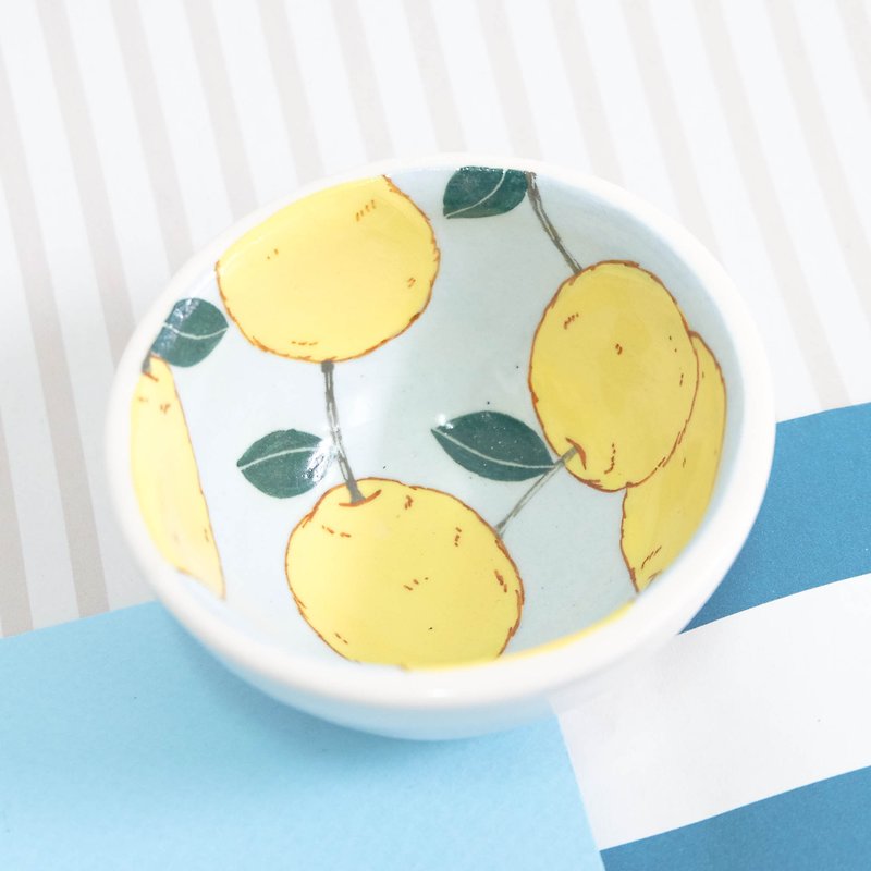 Lemon Dipping Cup - 茶具/茶杯 - 陶 黄色