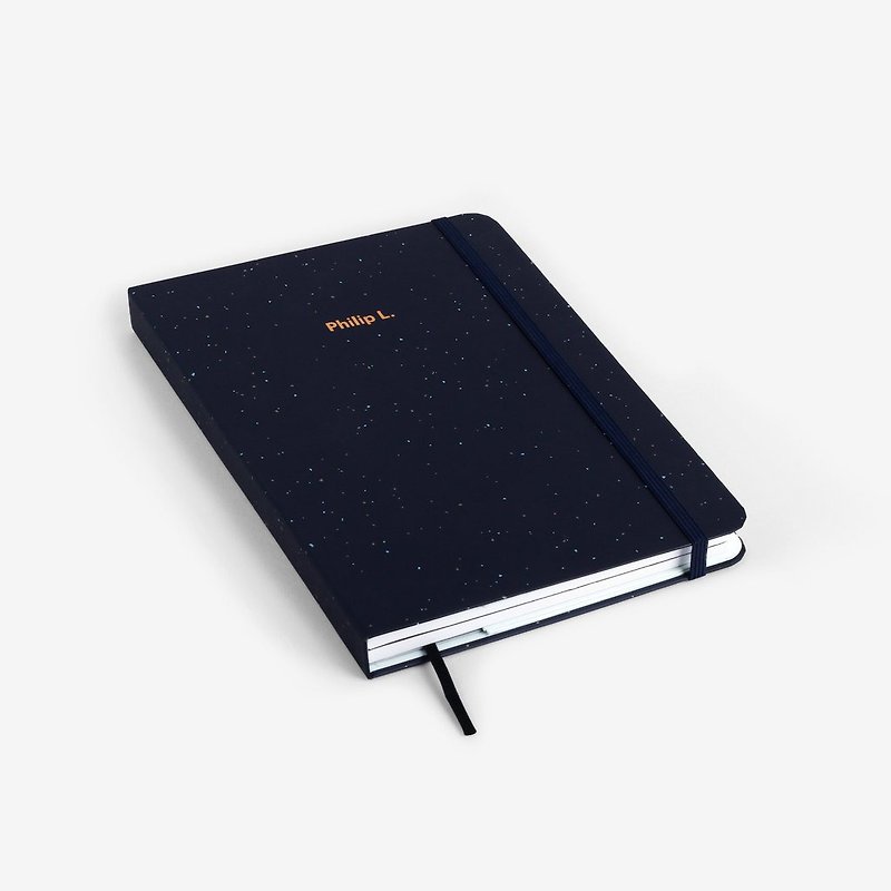 Galaxy 客制 线装式 二合一 无时效半年手账笔记本 - 笔记本/手帐 - 纸 黑色